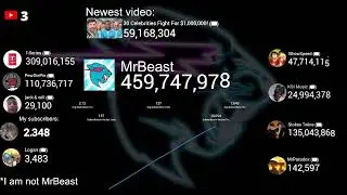 LIVE: MrBeast Subscriber Count &ndash; Road to 500M!