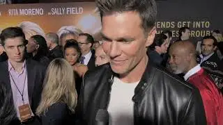 Tom Brady talks with Fernando Escovar of FabTV