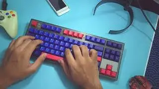 KTT Hyacinth sound test with MK870 and Ghost Judge keycap