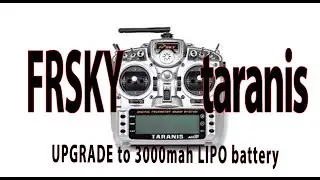 Frsky TARANIS battery mod.