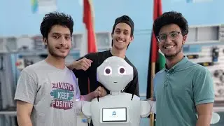 روبوت صنع في اليمن - إنجاز تقني يفخر به العرب - روبوت يتفاعل مع البشر - يؤدي النشيد الوطني 😍- يرقص🕺
