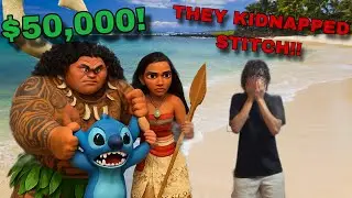I TRIED TO SAVE STITCH FROM MAUI AND MOANA!! (STUCK IN HAWAII!)