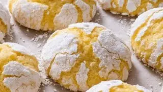 How to Make the Perfect Lemon Crinkle Cookie | Lemon Cookies Recipe | Watch Over