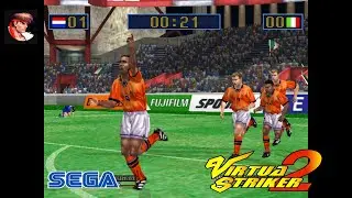 otra pasada retro-  VIRTUA STRIKER 2 - Versiones originales ARCADE - probando cada una