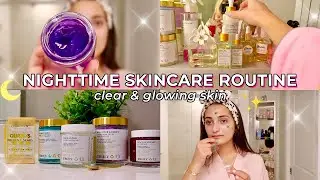 My Nighttime Skincare Routine for Clear & Glowing Skin with Truly Beauty!