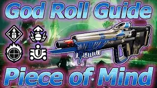 BEST Piece of Mind Pulse Rifle GOD ROLL (PvP & PvE) | Destiny 2 Season of the Risen