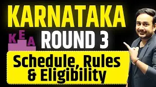 Karnataka KEA Round 3 Rules and Eligibility | #neetcounselling2025 #mcc #neet2025