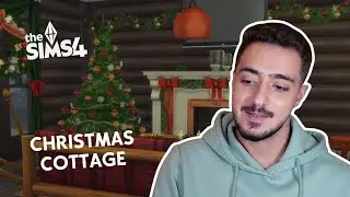 Строительство уютного рождественского домика | Праздничная постройка в The Sims 4