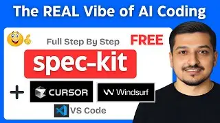 GitHub&rsquo;s New Open-Source Spec Kit + CURSOR AI / WINDSURF AI / VS CODE - The Real Vibe Coding
