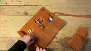 Suede Artist Roll | Tool Holder | Art Supply Travel Case