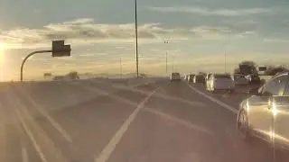 Tesla full self driving avoiding accident.