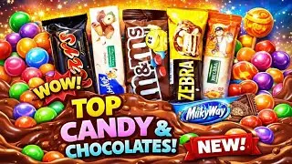 ASMR Unboxing GIANT Lollipops and Premium Chocolate | Satisfying Candy Video
