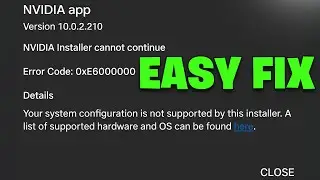 ❌ How To Fix NVIDIA Installer Cannot Continue Error | Full Solution Step-by-Step - NEW 2026✅