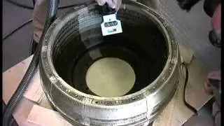 Laser Cleaning of a tire mould, no chemicals, non contact cleaning
