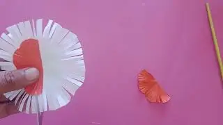 How to make flowers with paper | DIY paper flowers | Flowers making from paper | Paper Craft