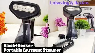 Black+Decker Portable Garment Steamer Review | Best Garment Steamer | Iron vs Garment Steamer