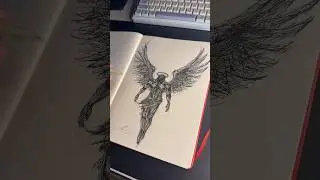 Sketching Angel #art