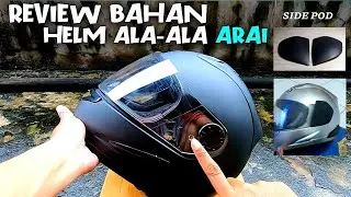 ARAI Helmet Material Review, Cargloss Helmet Comes with Motorcycle