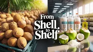 How Coconuts Are Processed in Modern Factories | Full Production Tour.