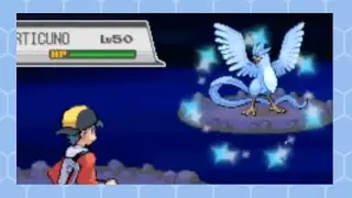 Live!! Shiny Articuno after 5,157 SRs in HeartGold!