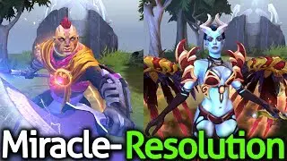 Miracle- [Anti Mage] vs Resolution [Queen of Pain] Dota 2 - Gank before you fat