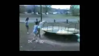 Playgrounds in the 1980's were on another level!