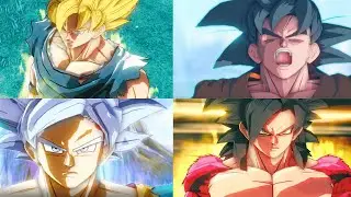 Goku All Transformations Xenoverse 2 Mod | Project Red | DBZ, DBS, DBGT