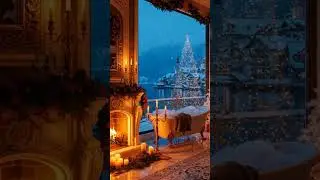 Would you spend the night here? ❄️✨A luxury cozy winter retreat | hot tub &bull; fireplace4k &bull; ambience 🎧