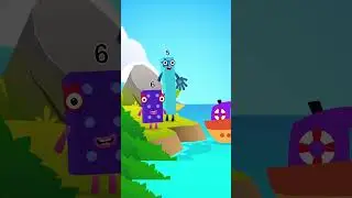 Numberblocks Learn to Count 6 & 5 in Beach Magic Run World New Season | Numberblocks Magic Adventure