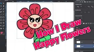 How I Draw | Happy Flower