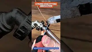 Strong Hose Fitting Innovation: Wire and Bolt Replace Conventional Clamps