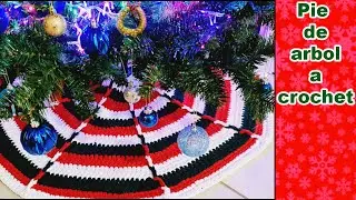 🎄 PIE DE ÁRBOL NAVIDEÑO 🎄 CROCHET FACIL | crochet tree skirt pattern