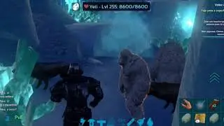 Ark móbile fiz caverna hard gelo correndo sem mata nenhum dino