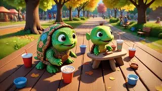 Two Little Turtles Learn What&rsquo;s Hot & Cold | Temperature Song | Turtle Rhymes and Fun Learning