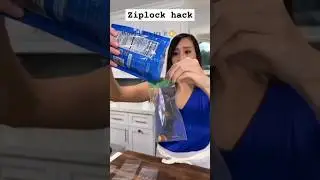 A must-try Ziplock bag hack! Please subscribe before leaving. #shorts #shortsfeed #foodiehacks