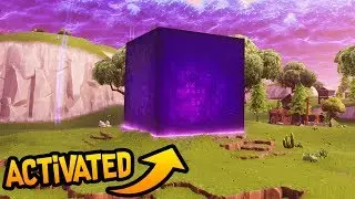 THE CUBE ACTIVATED! Fortnite Battle Royal | *cube turns on!*