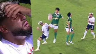 MOMENTO DA LES&Atilde;O DO YURI ALBERTO COM O MURILO | Palmeiras x Corinthians