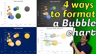 ✅How to format a bubble chart - 4 different ways