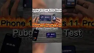 iPhone 13 Pro vs 11 Pro Pubg Speed Test