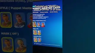 Fortnite Added The Best Drummer