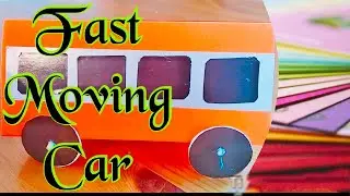Paper Craft|Fast Moving Car|easy paper crafts .