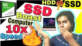 Performance Difference SSD vs HDD Laptop Live, SSD vs HDD, SSD Vs HDD Speed Test, Best SSD For PC ✔✔