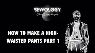 DIY High‑Waisted Pants Sewing Tutorial (Vogue V9282) Part&nbsp;1 &ndash; Pattern Cutting & Fabric Prep.