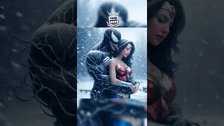 wait for venomkiss💋 wonderwoman kiss 💋#marvel #ai #avengers #venom#wonderwoman