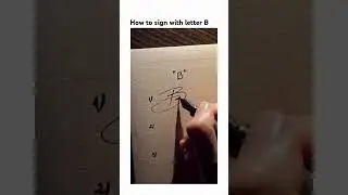 How to sign with letter B #beautiful sign 💖✨💫