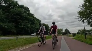 16aug 2025 Daan en maiden ritje Anouk op racefiets 