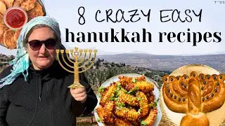 8 Hanukkah Recipes for 8 Crazy Nights. Delicious & easy! Latkes, TikTok Corn ribs, Menorah Challah