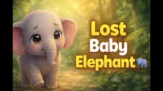 The Lost Baby Elephant 🐘 | A Heartwarming Moral Story for Kids