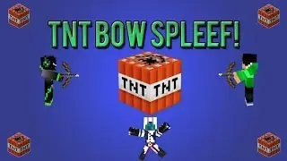 Minecraft: BOW SPLEEF! - w/ rexphter and stinkyfish!
