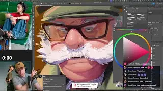 Stylized study, painting, drawing, sculpting, chatting